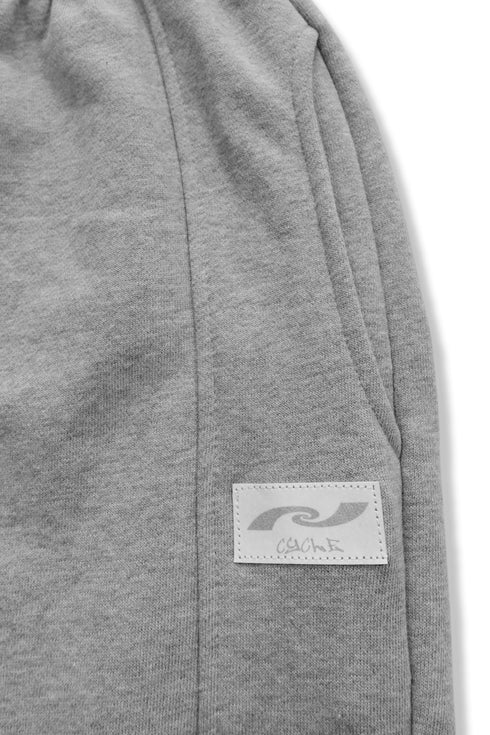 PAPER LOGO LINE SWEAT PANTS -GRAY-